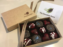Load image into Gallery viewer, Vegan Selection Box with 12 Chocolates
